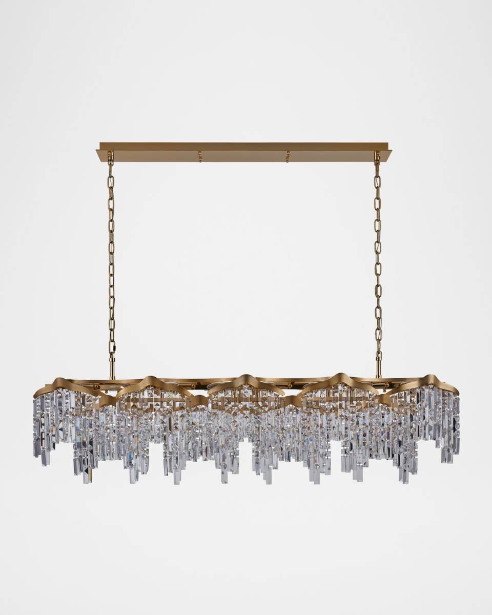 Cadere 63" 24-Light Crystal Island Light